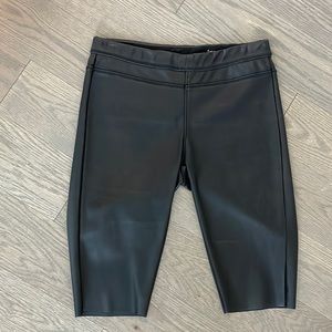 Blank NYC Faux Leather Shorts - Size 25